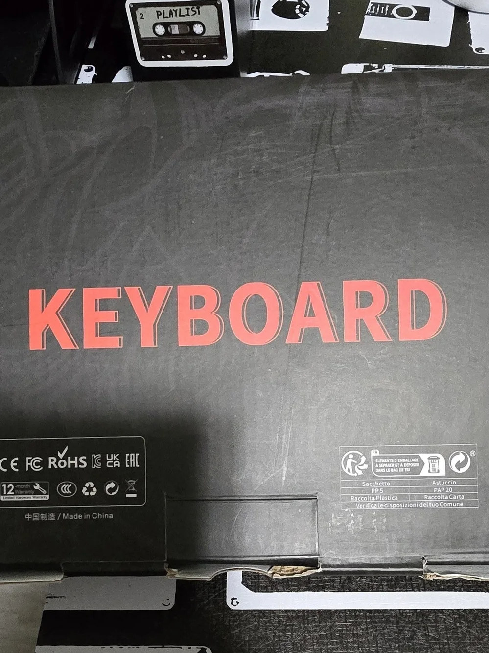 Compact Black Mechanical Keyboard for Everyday Typing